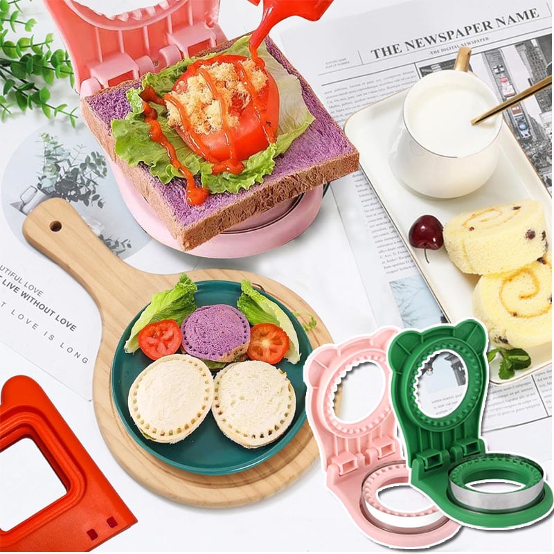 Sandwich-Ausstecher mit Versiegelung – Kinderfreundliches DIY-Set aus Edelstahl Mivoza Deutschland
