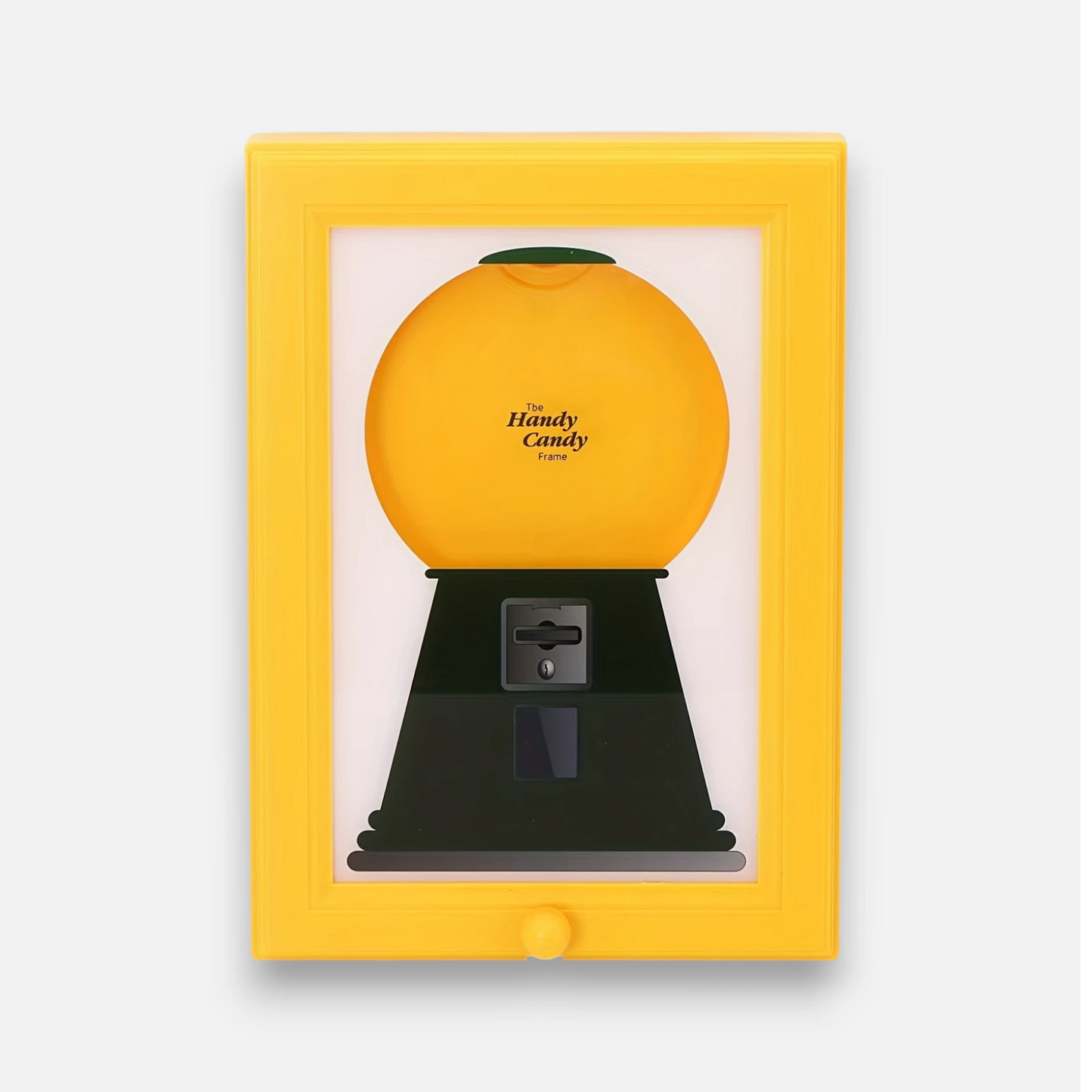 Seltener Vintage-Rahmen Bonbonspender — Wandkunst mit süßer Überraschung