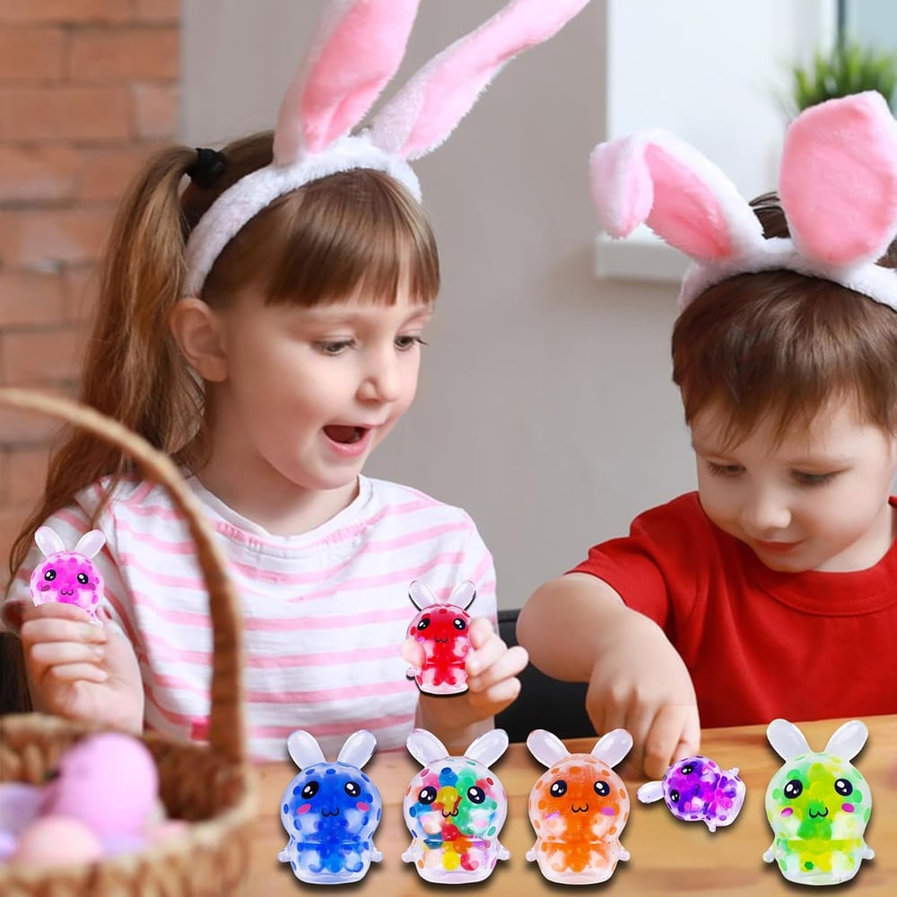Osterhase Stressball – Spaßig, Sicher & Perfekt für die Ostereiersuche (12 Hasen in einem Ei) Mivoza Deutschland