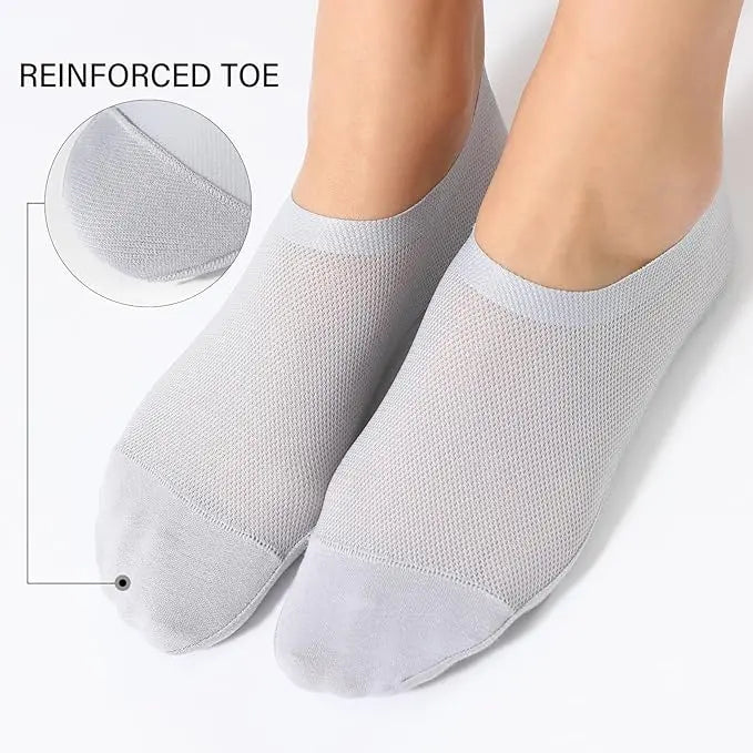 🔥Ultra Thin Liner Socks Non Slip ComBed Cotton No Show Socks Mivoza Deutschland