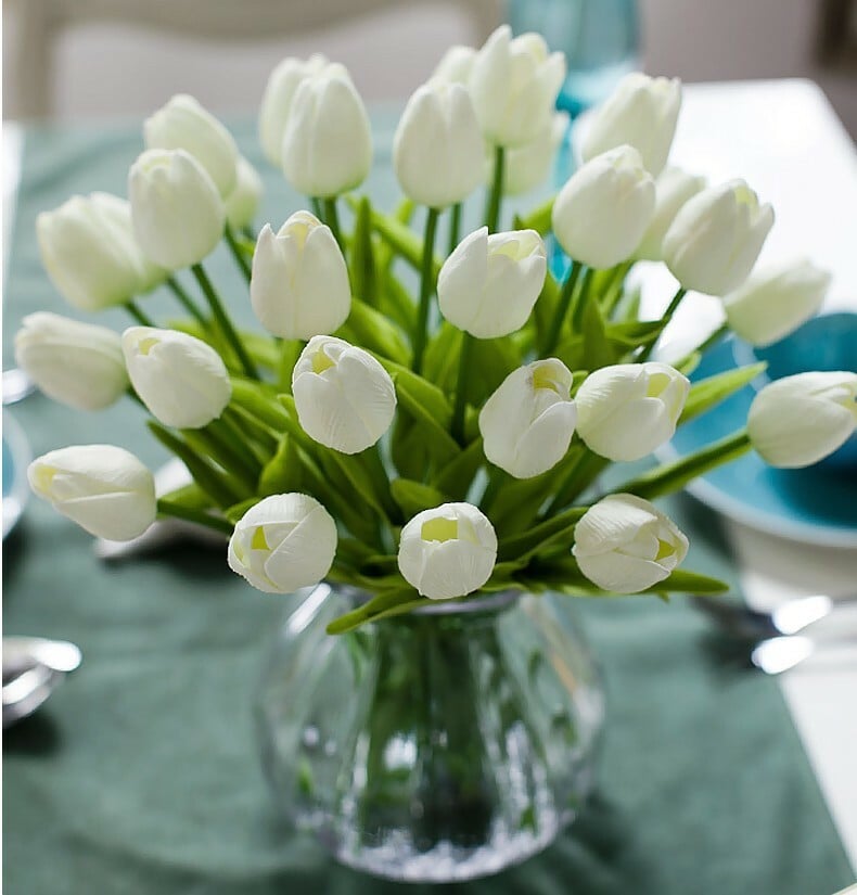 10er-Set Künstliche Tulpen aus Latex – Stilvolle und langlebige Dekoblüten Mivoza Deutschland
