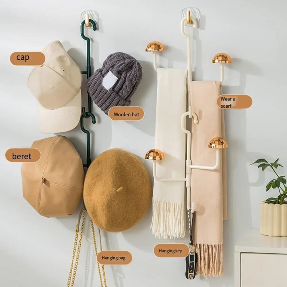 1+1 GRATIS | 360° Drehbare Hängende Aufbewahrung – Eleganter Ordnungshelfer für Kleidung, Hüte & Accessoires Mivoza Deutschland