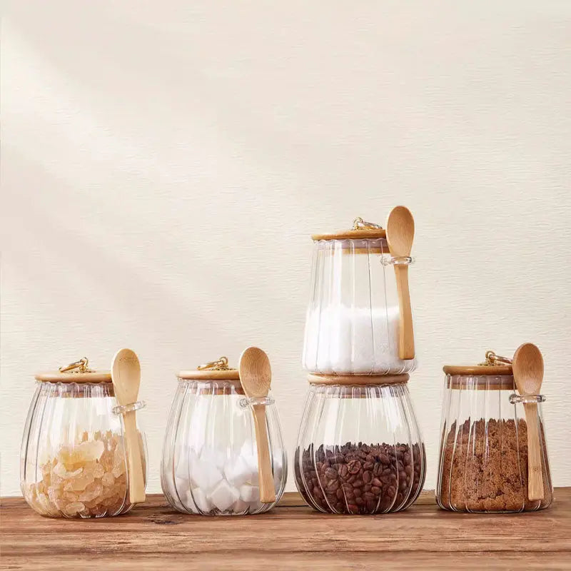 1+1 GRATIS | Luftdichtes Tee- & Zucker-Glas – Hält den Inhalt frisch & trocken Mivoza Deutschland