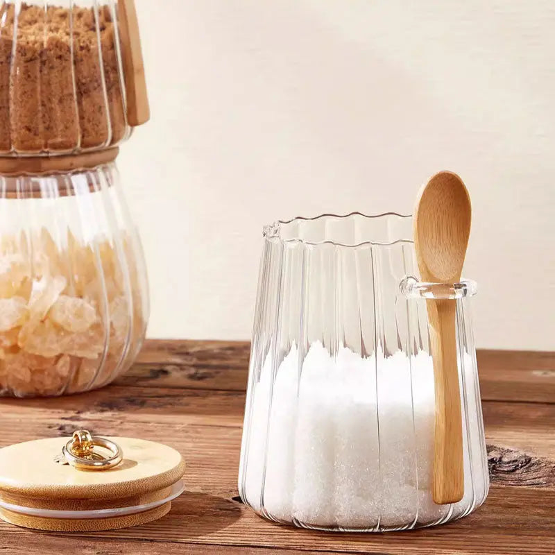1+1 GRATIS | Luftdichtes Tee- & Zucker-Glas – Hält den Inhalt frisch & trocken Mivoza Deutschland