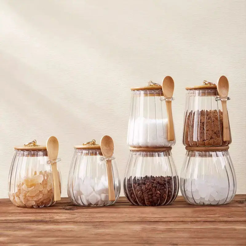 1+1 GRATIS | Luftdichtes Tee- & Zucker-Glas – Hält den Inhalt frisch & trocken Mivoza Deutschland