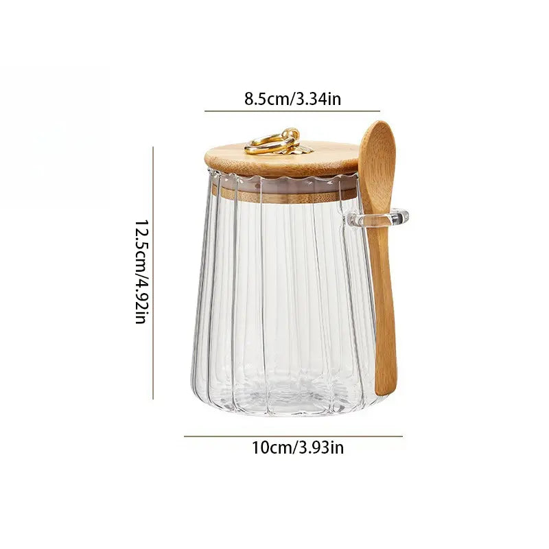 1+1 GRATIS | Luftdichtes Tee- & Zucker-Glas – Hält den Inhalt frisch & trocken Mivoza Deutschland