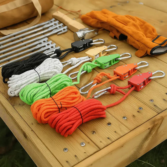 1+1 GRATIS | Outdoor-Sturmleine 4 m – Reflektierend & sicher fixierbar Mivoza Deutschland