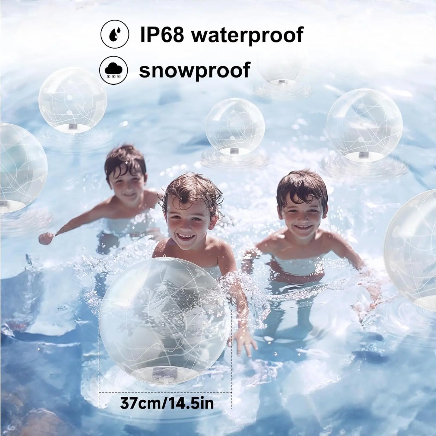 1+1 GRATIS | Solar Schwimmende Poolleuchten – Wasserdicht & Farbwechselnd Mivoza Deutschland