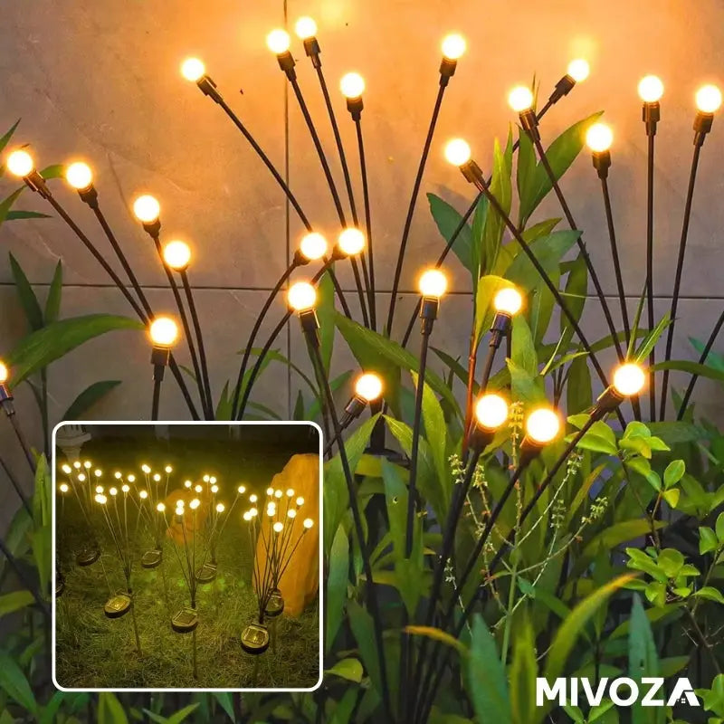1+1 GRATIS | Solarbetriebene Glühwürmchen-Lichterkette für Garten und Terrasse Mivoza Deutschland