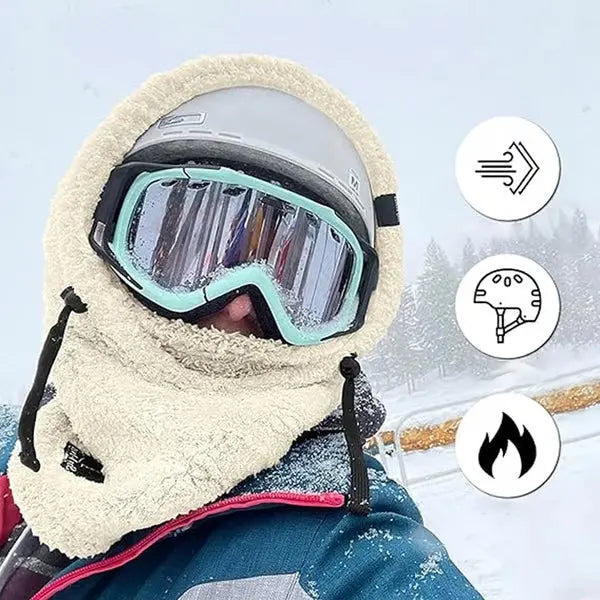 1+1 Gratis Winddichte Sherpa-Kapuzen-Skimaske für ultimativen Kälteschutz Mivoza Deutschland