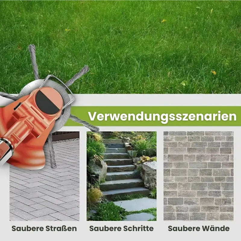 1+1 Gratis | Langlebiger Stahl-Grasschneidekopf für präzises Schneiden Mivoza Deutschland