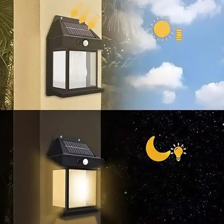 1+1 Gratis | Solar-außenwandlampe mit sensor Mivoza Deutschland