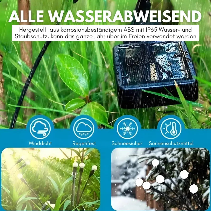 1+1 Gratis | Strahlende Solar LED Garten Feuerwerk Lichter Mivoza Deutschland