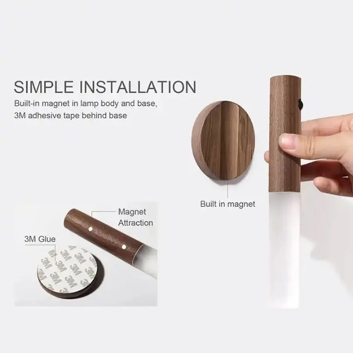 1+1 Gratis | Tragbares LED-Nachtlicht mit Bewegungssensor Mivoza Deutschland