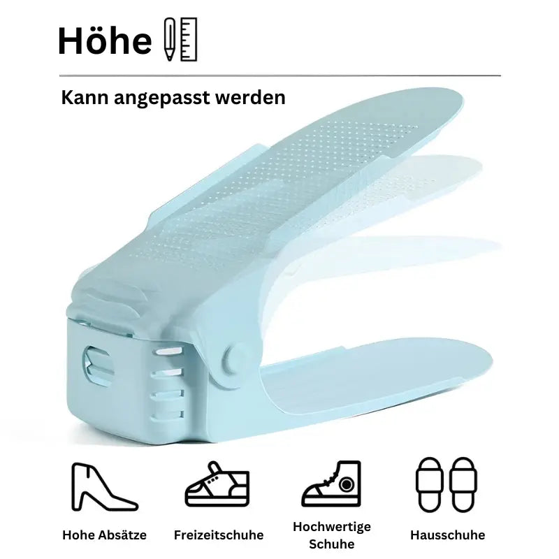 1+1 Gratis | Verstellbarer, platzsparender Schuh-Organizer Mivoza Deutschland