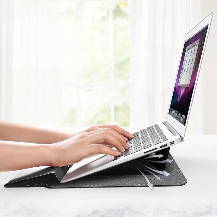 Multifunktionale Wasserdichte Laptop-Schutzhülle – PU-Leder Hülle Mivoza Deutschland