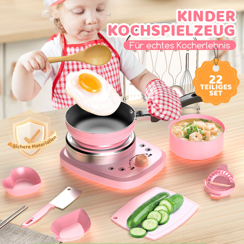 Mini-Küchen-Kochspielzeug für Kinder – 22-teiliges Set Mivoza Deutschland