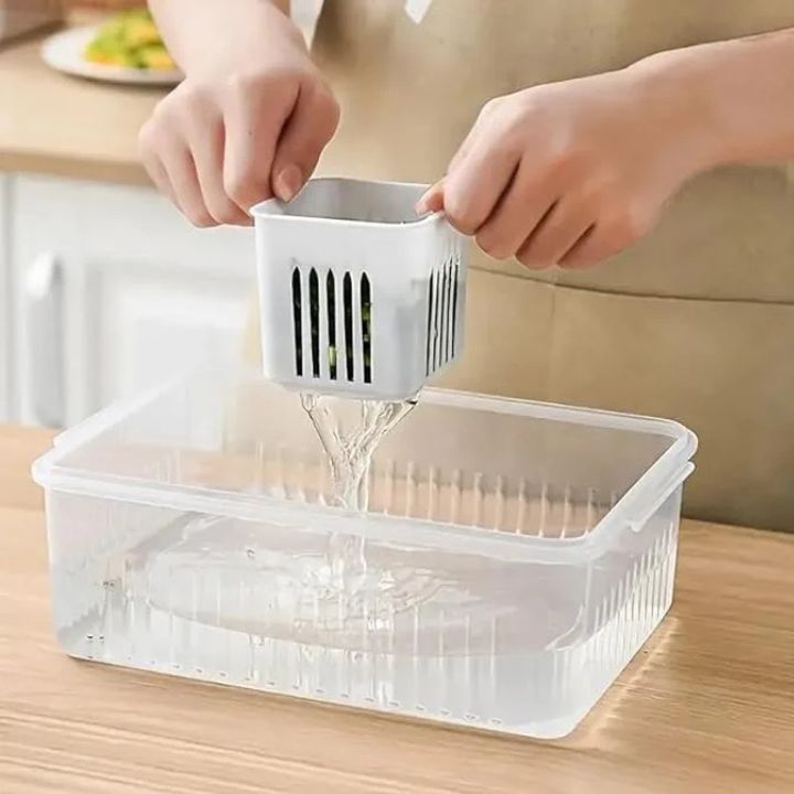 Kühlschrank-Aufbewahrungsbox – 4-in-1 Organizer für Lebensmittel Mivoza Deutschland