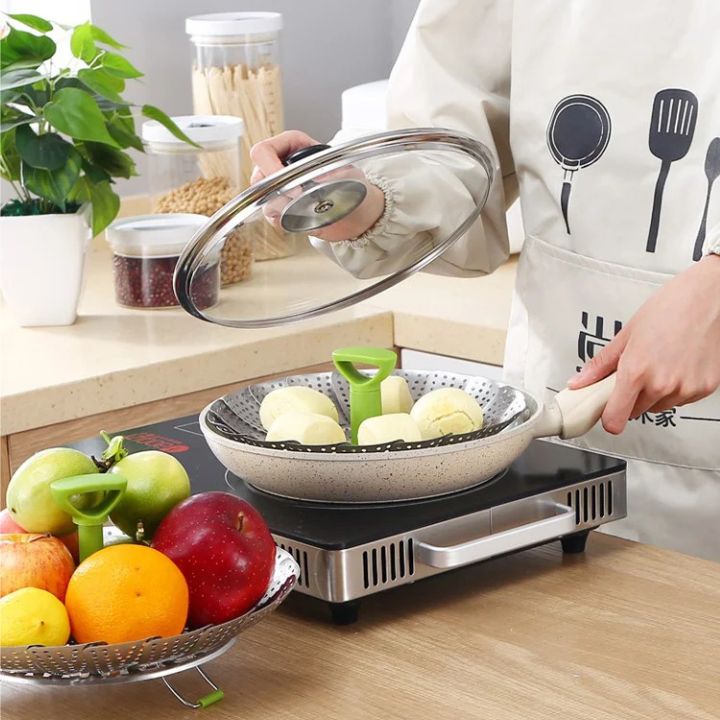 1+1 Gratis | Faltbarer Dampfgarer aus Edelstahl – Für gesundes Kochen Mivoza Deutschland