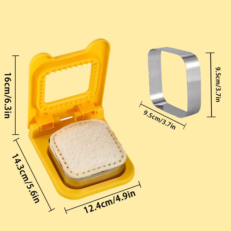 Sandwich-Ausstecher mit Versiegelung – Kinderfreundliches DIY-Set aus Edelstahl Mivoza Deutschland