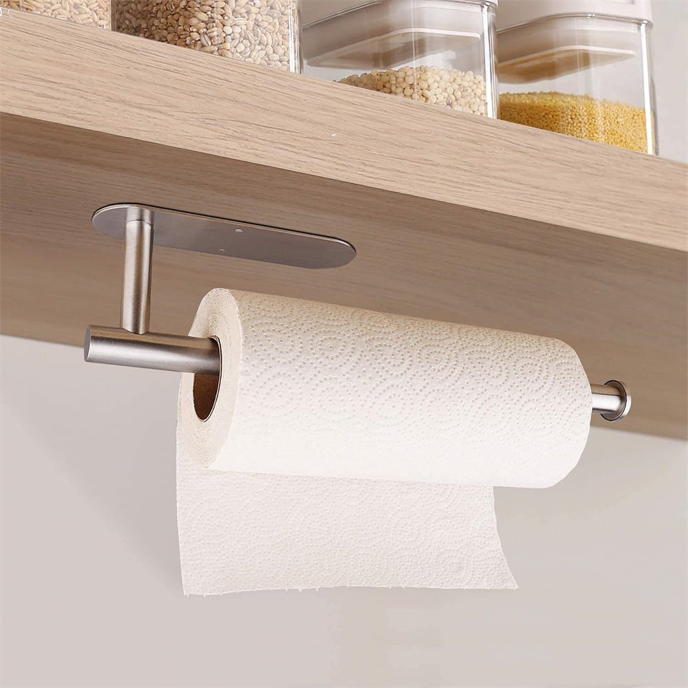 2er-Set Wandmontierter Papierrollenhalter – ohne Bohren, platzsparend & modern! Mivoza Deutschland