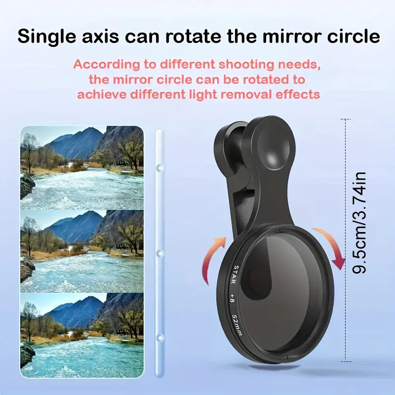 52mm CPL-Filter für Handy – Weniger Blendung & Bessere Farben Mivoza Deutschland