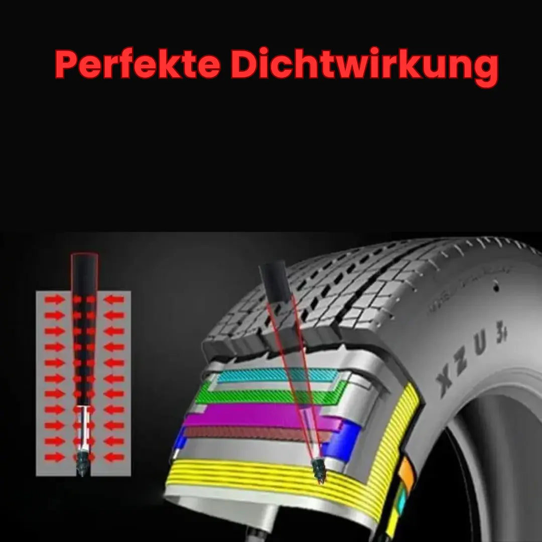 20 Stück Reifennagel-Set zur Reparatur von Gummireifenpannen Mivoza Deutschland