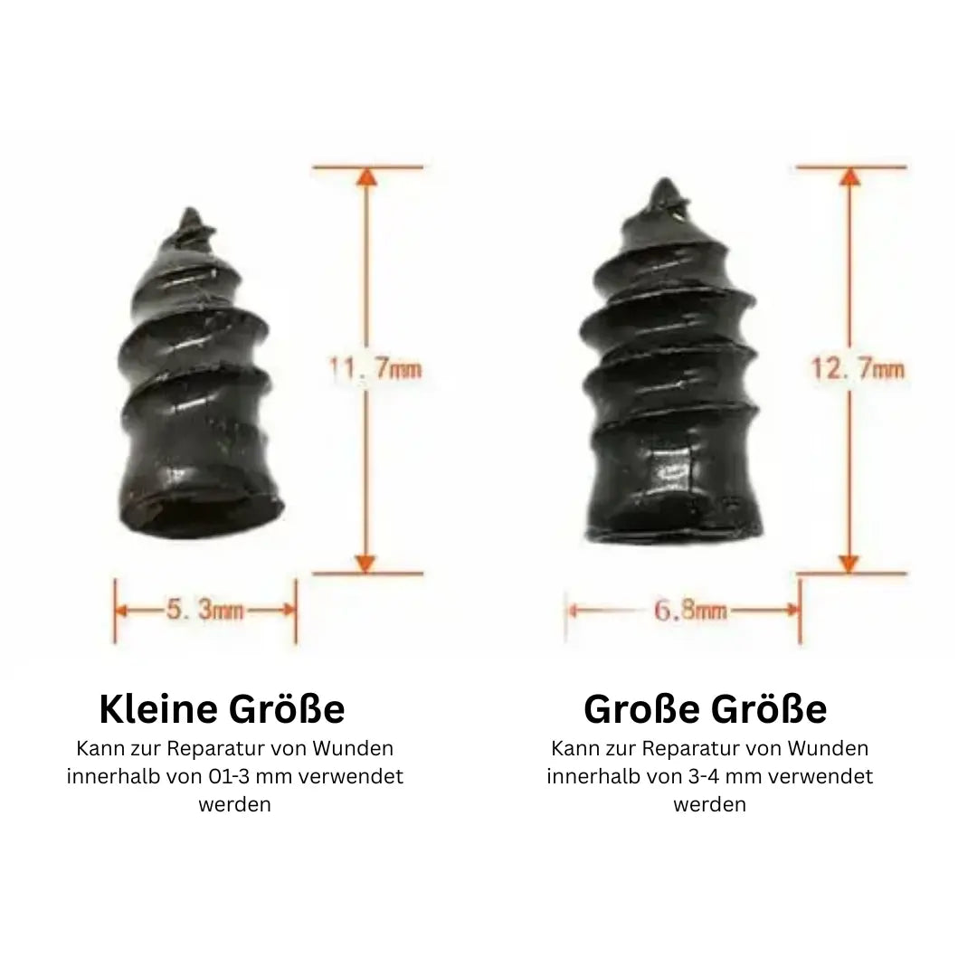 20 Stück Reifennagel-Set zur Reparatur von Gummireifenpannen Mivoza Deutschland