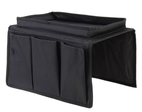 Elegantes Sofa-Armlehnen-Tablett mit Organizer für Getränke und Zubehör Mivoza Deutschland