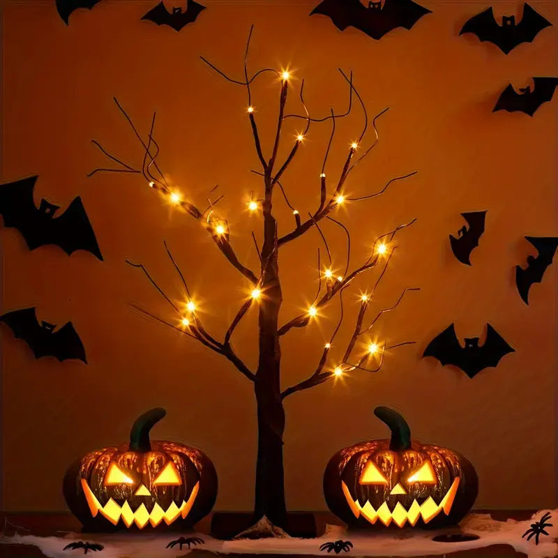 24 LED-Halloween-Birkenbaumlampe Mivoza Deutschland
