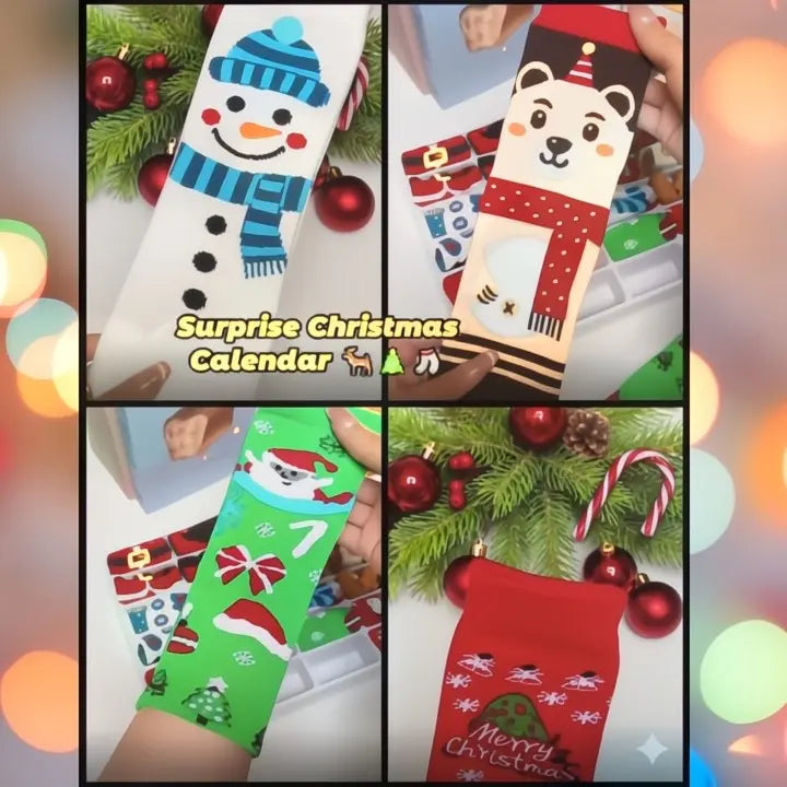 24 Tage Wohlfühl-Komfort für Ihr Zuhause: Eleganter Socken-Adventskalender Premium. Mivoza Deutschland
