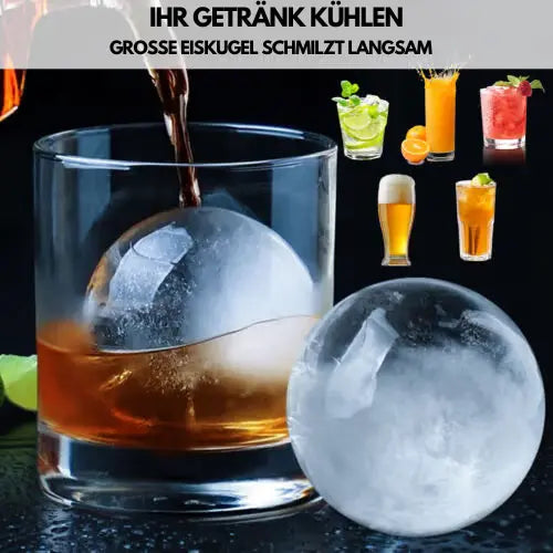 5 Stück Langsam schmelzende Eisball-Formen Mivoza Deutschland