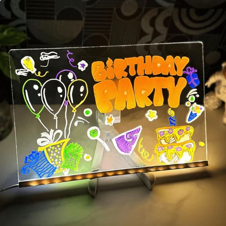 LED-Zaubertafel für Kinder – Acryl Schreibbrett mit Licht Mivoza Deutschland