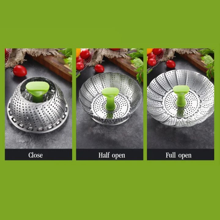 1+1 Gratis | Faltbarer Dampfgarer aus Edelstahl – Für gesundes Kochen Mivoza Deutschland