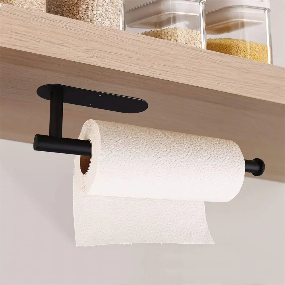 2er-Set Wandmontierter Papierrollenhalter – ohne Bohren, platzsparend & modern! Mivoza Deutschland