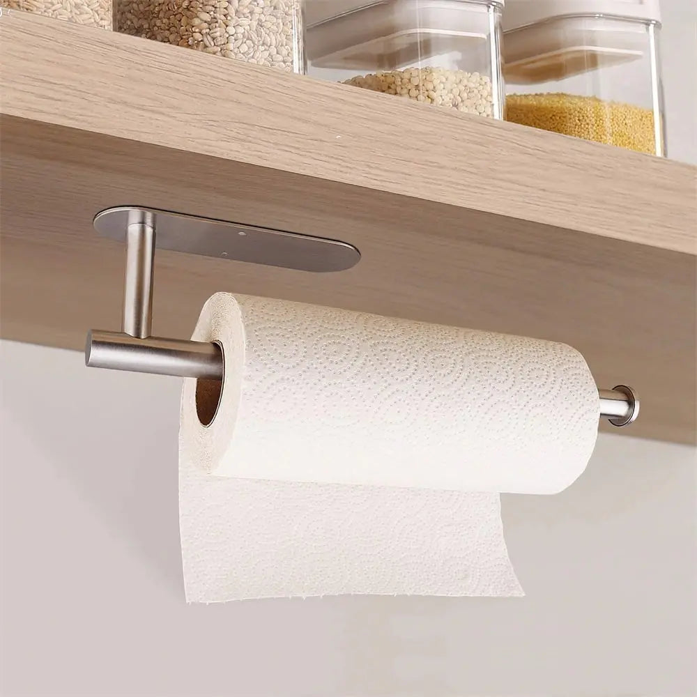2er-Set Wandmontierter Papierrollenhalter – ohne Bohren, platzsparend & modern! Mivoza Deutschland