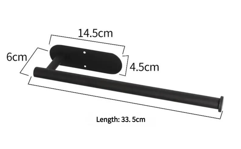 2er-Set Wandmontierter Papierrollenhalter – ohne Bohren, platzsparend & modern! Mivoza Deutschland