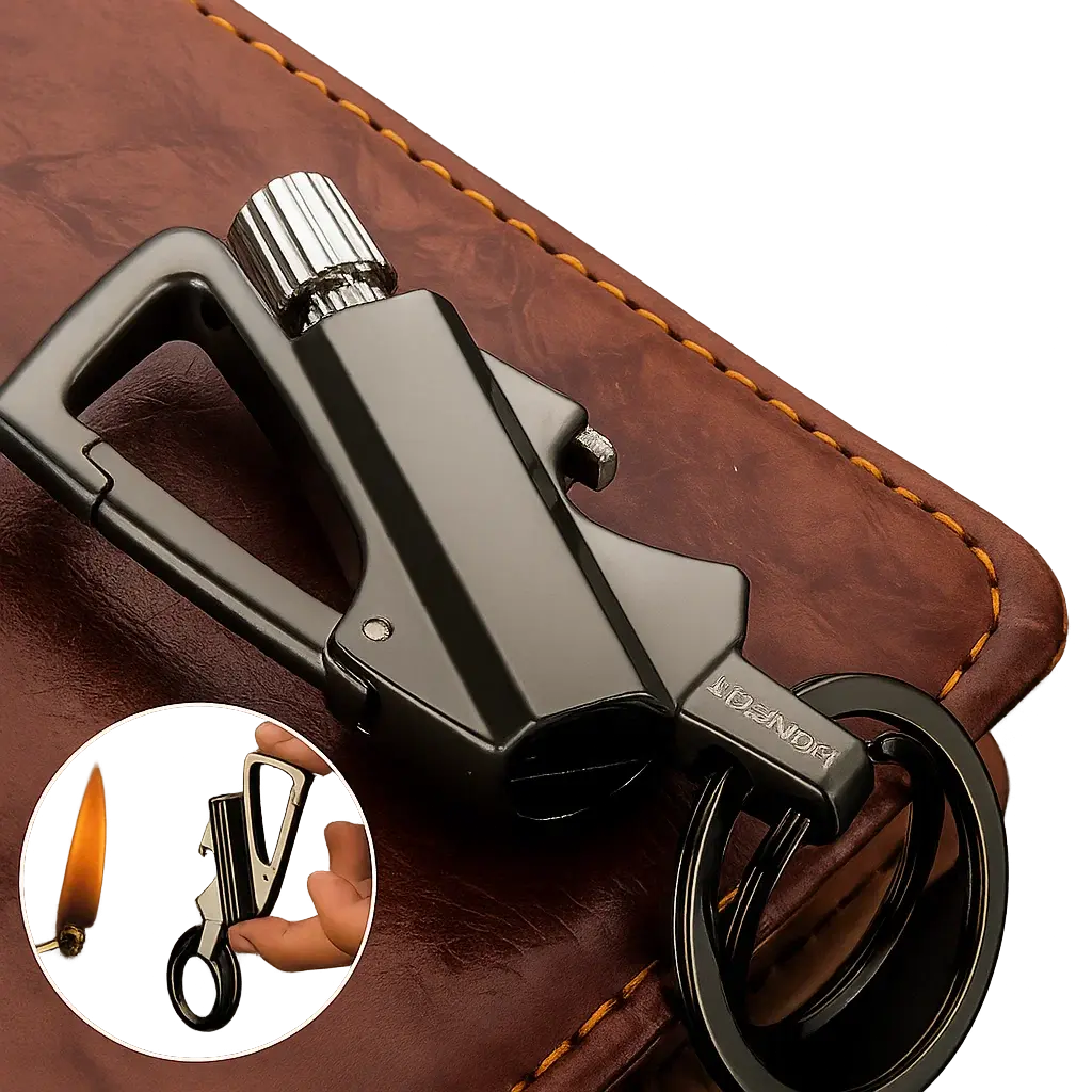 3-in-1 Outdoor winddichter Feuerzeug mit Flaschenöffner für Camping Mivoza Deutschland