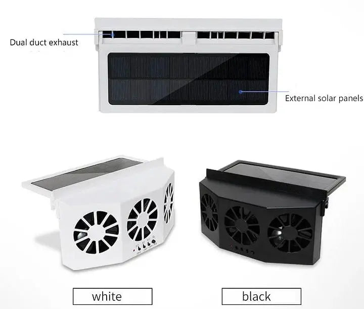 Solarbetriebener tragbarer Auto-Kühlventilator Mivoza Deutschland