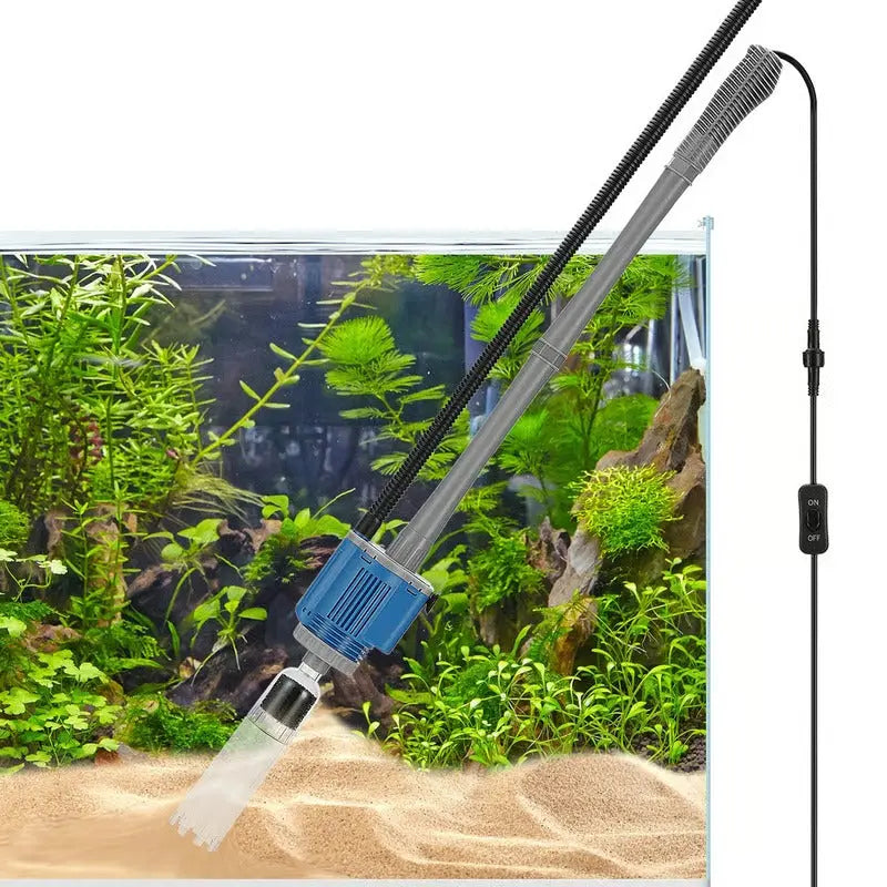 360GPH Aquarium-Kiesreiniger elektrisch — Wasserwechsel & Filter in einem Mivoza Deutschland