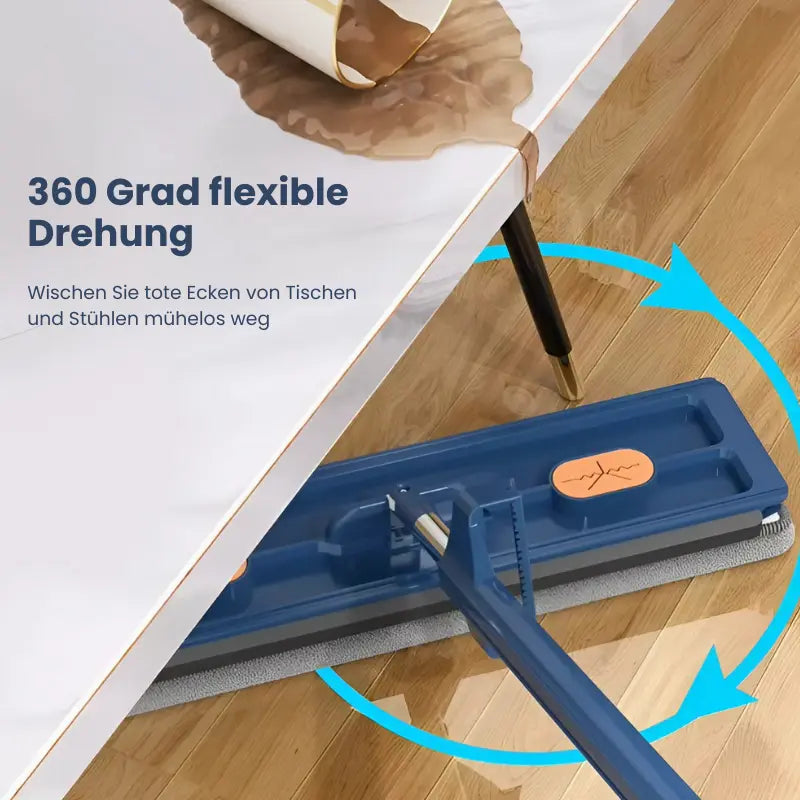 360° drehbarer Flachmopp mit Selbstabsaugfunktion Mivoza Deutschland