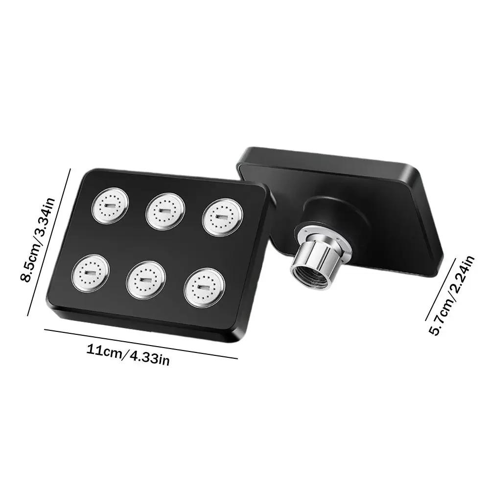 360° drehbarer Regeneffekt-Duschkopf — Passend für alle Duschtypen Mivoza Deutschland