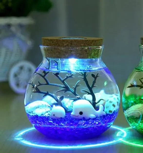 3D DIY Unterwasser LED-Lampe – Magisches Nachtlicht für Schlafzimmer Mivoza Deutschland