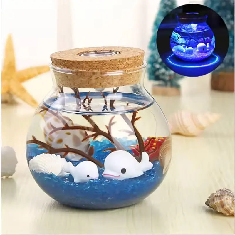3D DIY Unterwasser LED-Lampe – Magisches Nachtlicht für Schlafzimmer Mivoza Deutschland