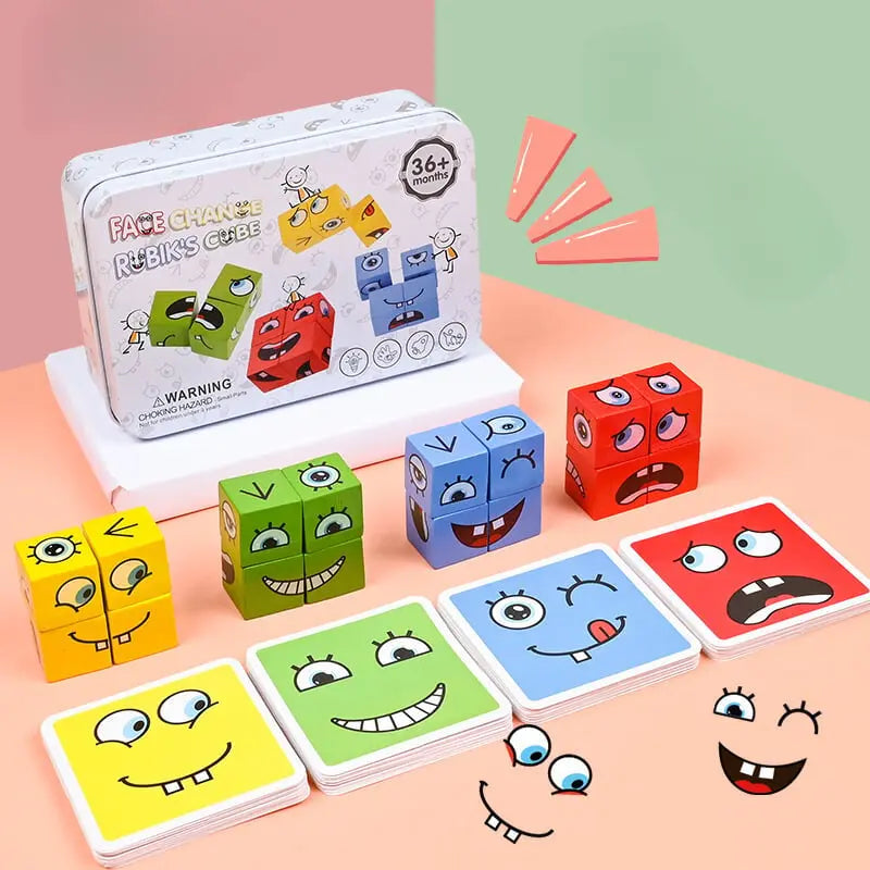 3D-Gesichtspuzzle – Lustiges & Lernförderndes Spielzeug Mivoza Deutschland