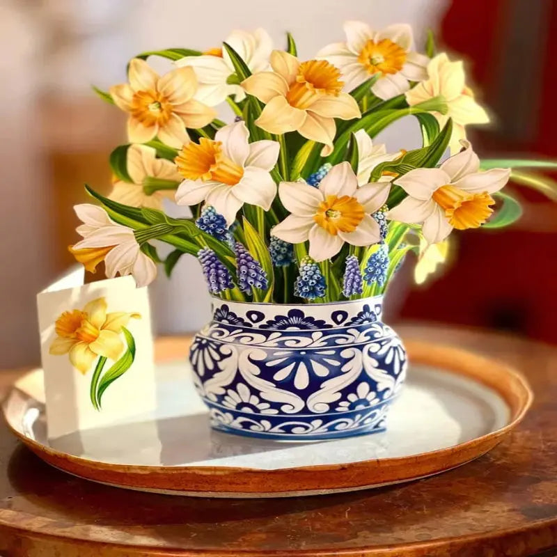 3D-Klappkarte Blumen — Für Jubiläen, Feste & spezielle Ereignisse Mivoza Deutschland