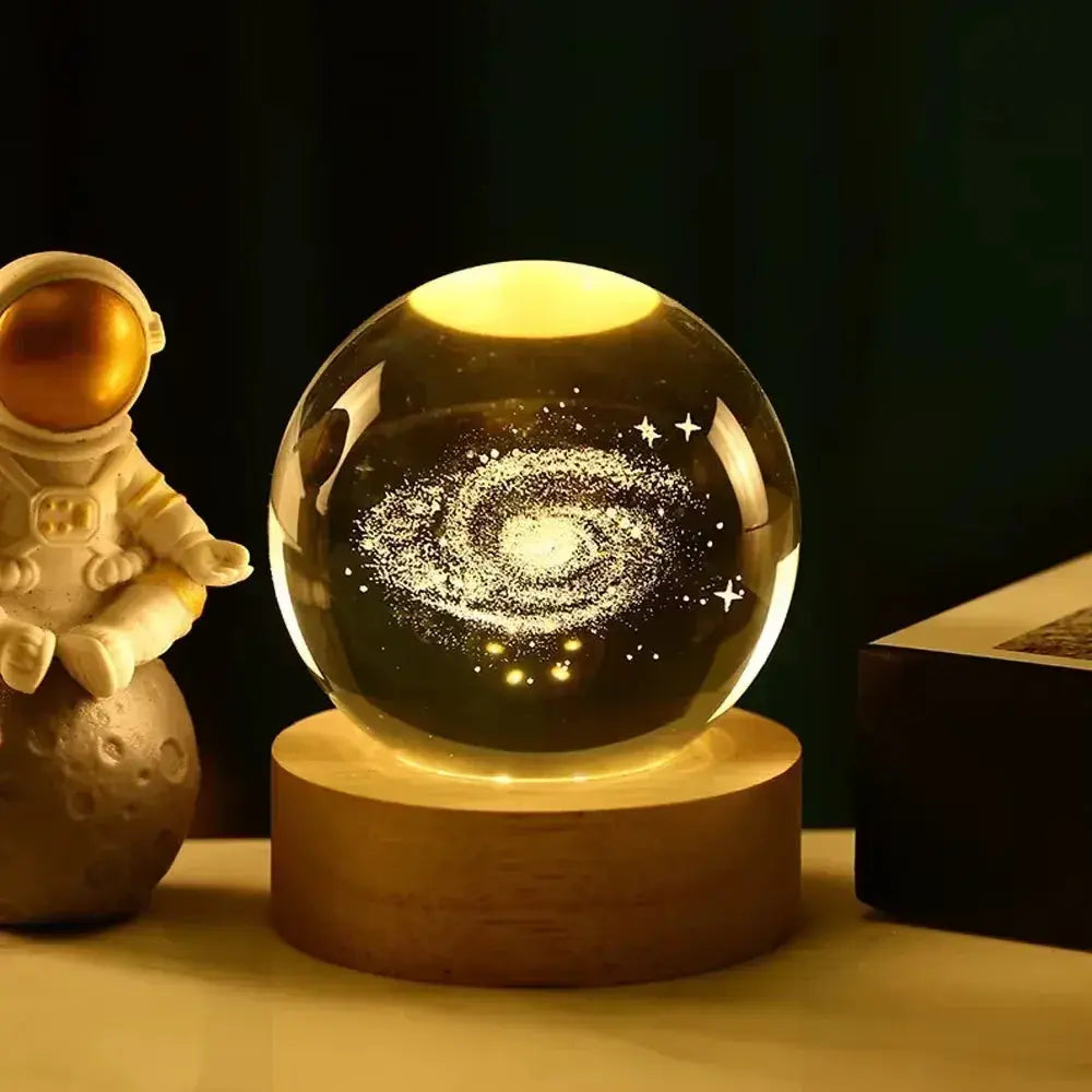3D Kristallkugel Nachtlicht Mivoza Deutschland