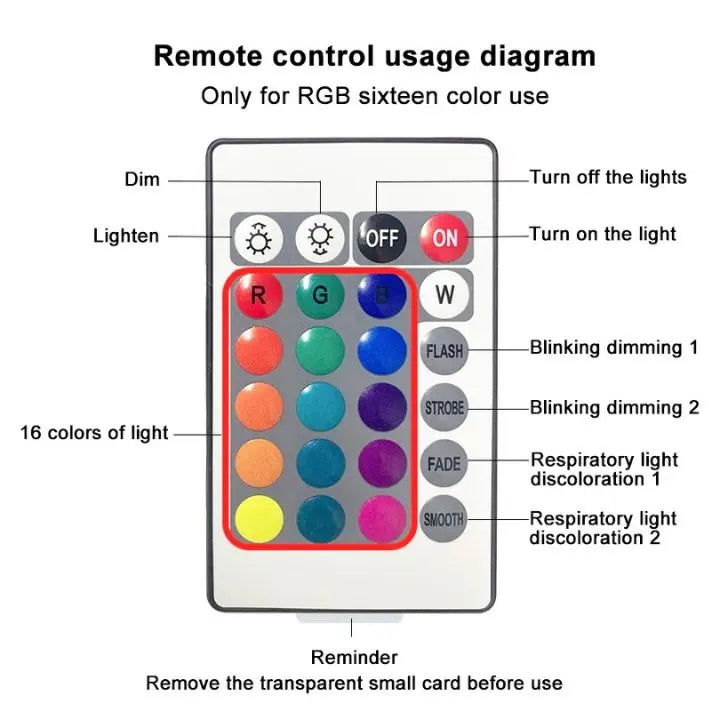 3D LED-Stimmungslicht – Mehrfarbige Beleuchtung mit Fernbedienung Mivoza Deutschland