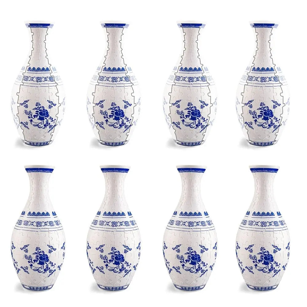 3D-Puzzle-Vase – Dekorative Blumenvase mit abnehmbarem Wasserbecher Mivoza Deutschland