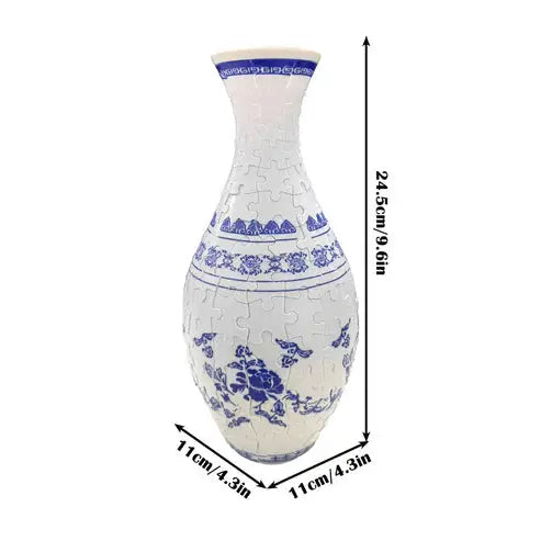 3D-Puzzle-Vase – Dekorative Blumenvase mit abnehmbarem Wasserbecher Mivoza Deutschland